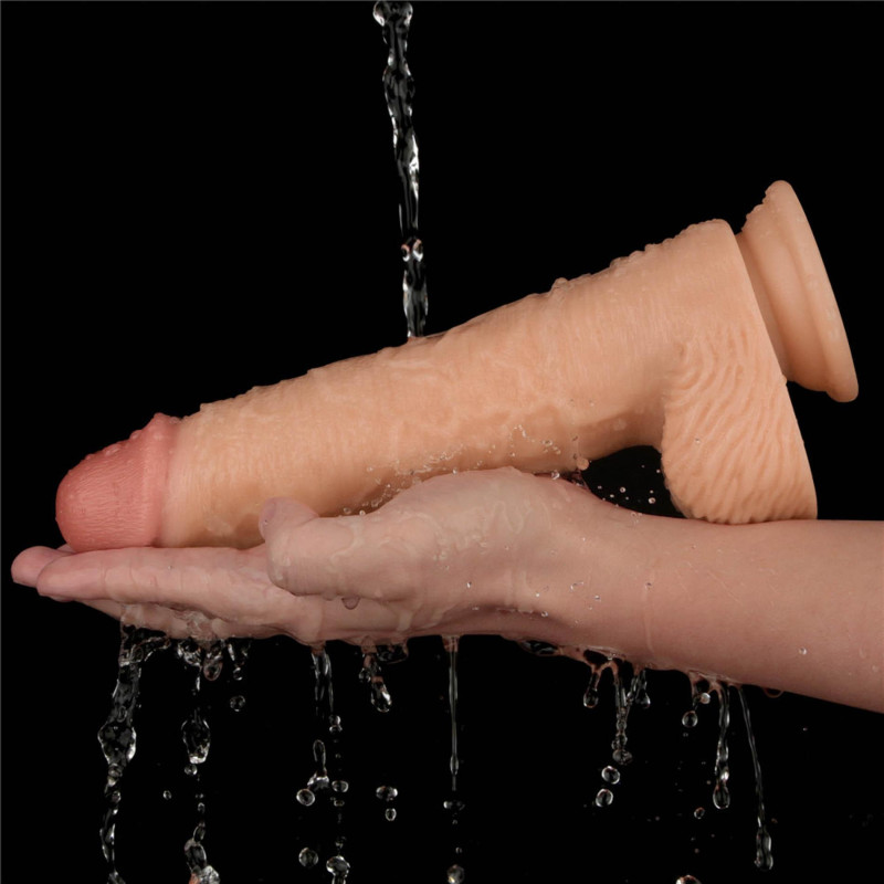 Реалістичний вібратор LoveToy Vibrating Power Basics Cock 9.5