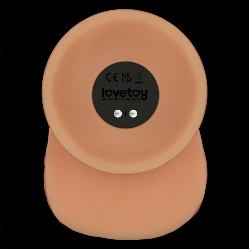 Реалістичний вібратор LoveToy Vibrating Power Basics Cock 9.5