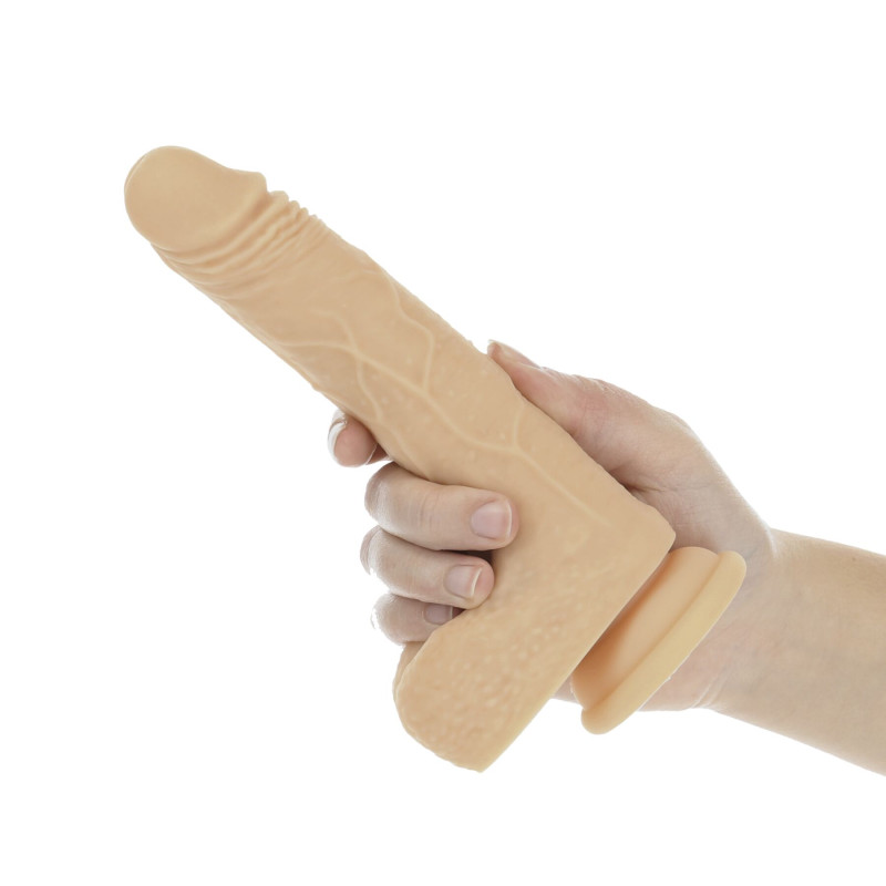 Фалоімітатор з ротацією та пульсацією Naked ADDICTION The Freak 7,5 Rotating & Thrusting Vibrating