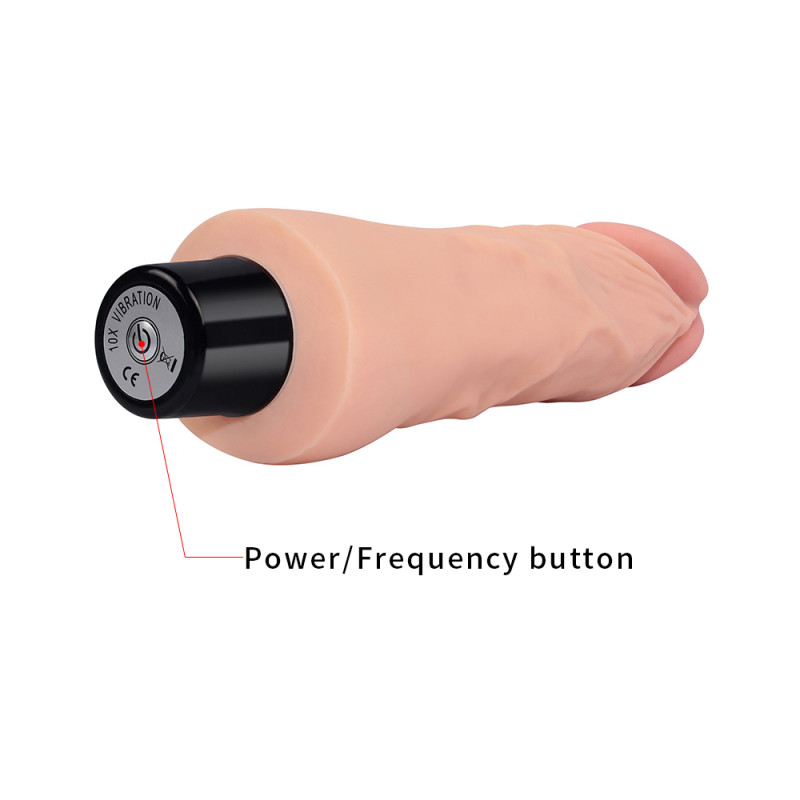 Реалістичний вібратор LoveToy Reel Softee Vibrator Flesh 7