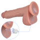 Вібратор Erospace Natural Play Thrusting Dildo with Swing Motion and Heating D6, 22 см