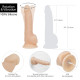Фалоімітатор з вібрацією та ротацією Naked ADDICTION James 8 Rotating & Vibrating Dong, пульт ДК