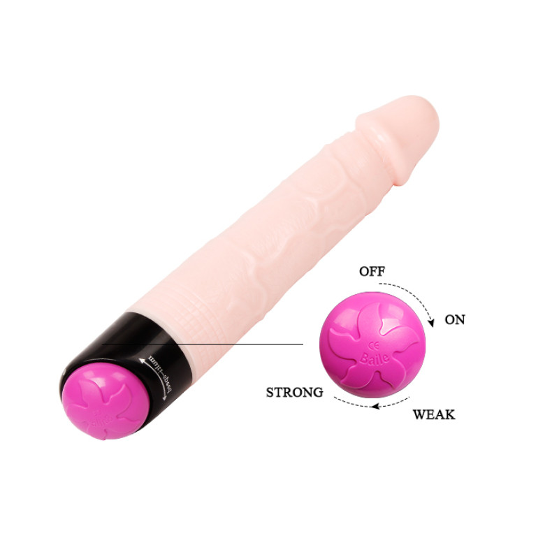 Вибратор LyBaile Rotation Jelly Vibro Телесный