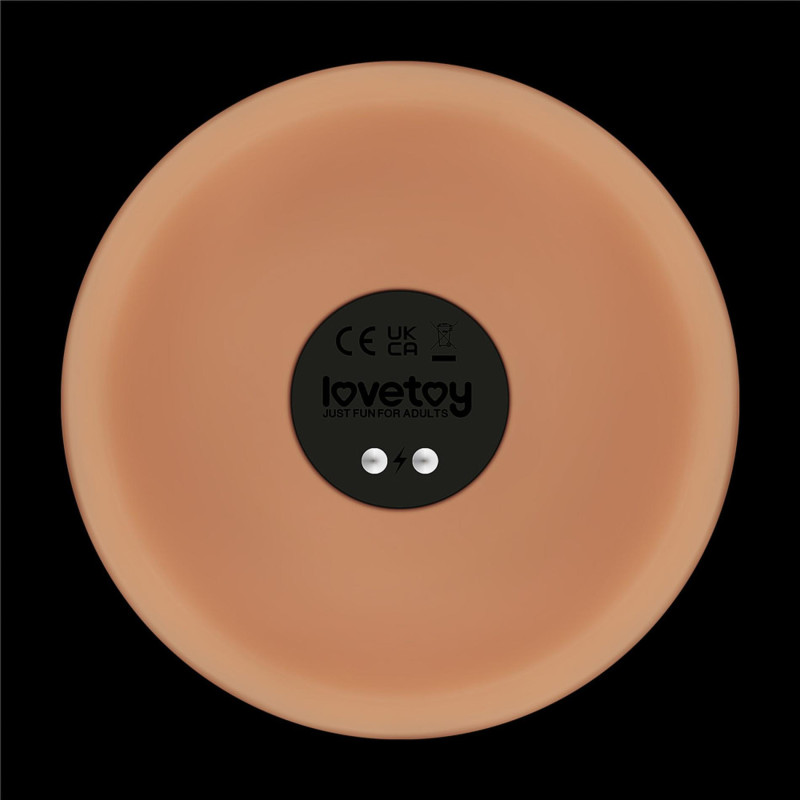 Реалістичний вібратор LoveToy Vibrating Power Basics Cock 10
