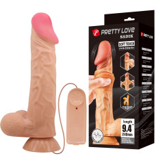 Вібратор Pretty Love Sliding Skin Sadik 9.4 Flesh