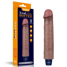 Вібратор LoveToy Real Softee Rechargeable Silicone Vibrating Dildo 9