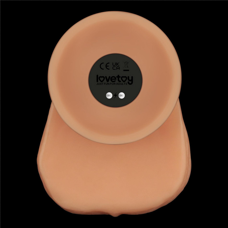 Реалістичний вібратор LoveToy Vibrating Power Basics Cock 11