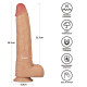 Реалістичний вібратор LoveToy Vibrating Power Basics Cock 11