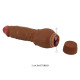 Вібратор LyBaile Barbara Clark Brown, 19,5 см