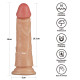 Реалістичний вібратор LoveToy Vibrating Power Basics Cock 7