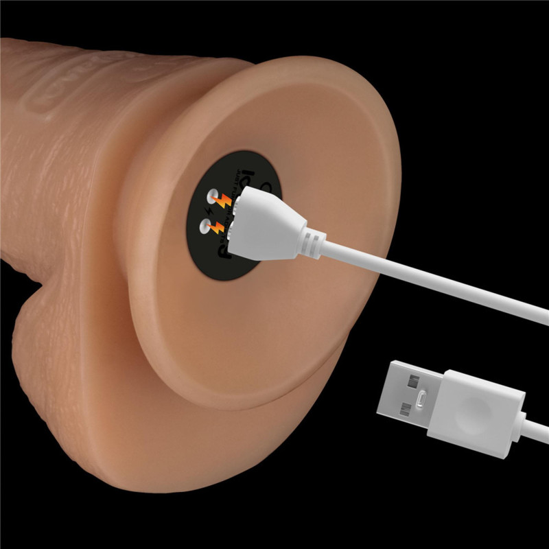 Реалістичний вібратор LoveToy Vibrating Power Basics Cock 8