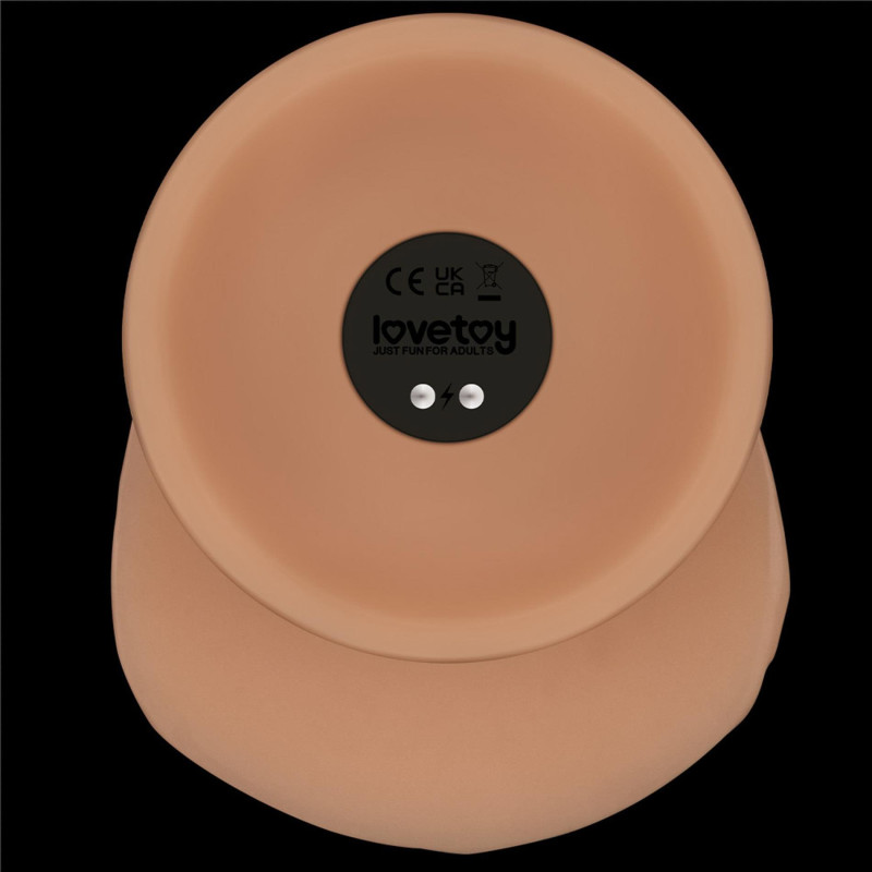 Реалістичний вібратор LoveToy Vibrating Power Basics Cock 8
