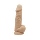 Фалоімітатор з вібрацією SilexD Norman Vibro Flesh (Model 1 size 8,5) + LRS, діаметр 5 см