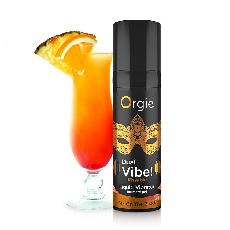 Рідкий вібратор Orgie Секс на пляжі DUAL VIBE! 15 мл