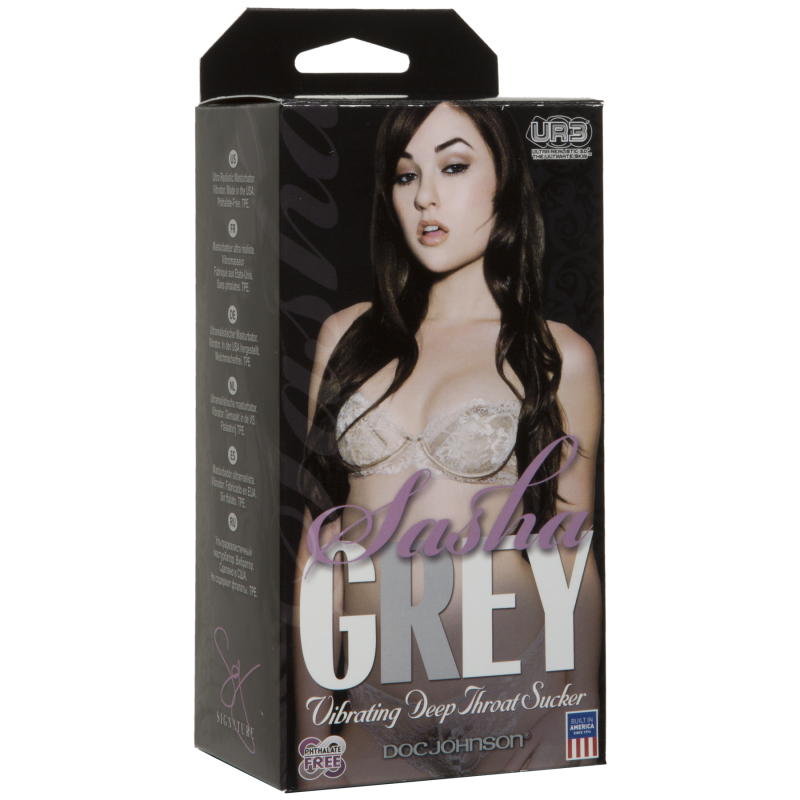 Мастурбатор Doc Johnson Sasha Grey Ultraskyn Vibrating Deep Throat Sucker
