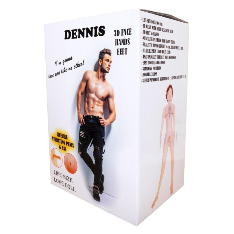 Надувна секс лялька з вібрацією B - Series LaLa Dennis 3D
