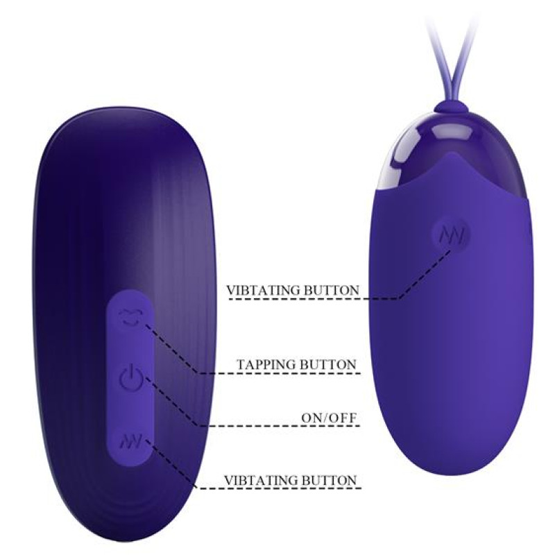 Віброяйце Pretty Love Orthus-Youth Stimulator Blue