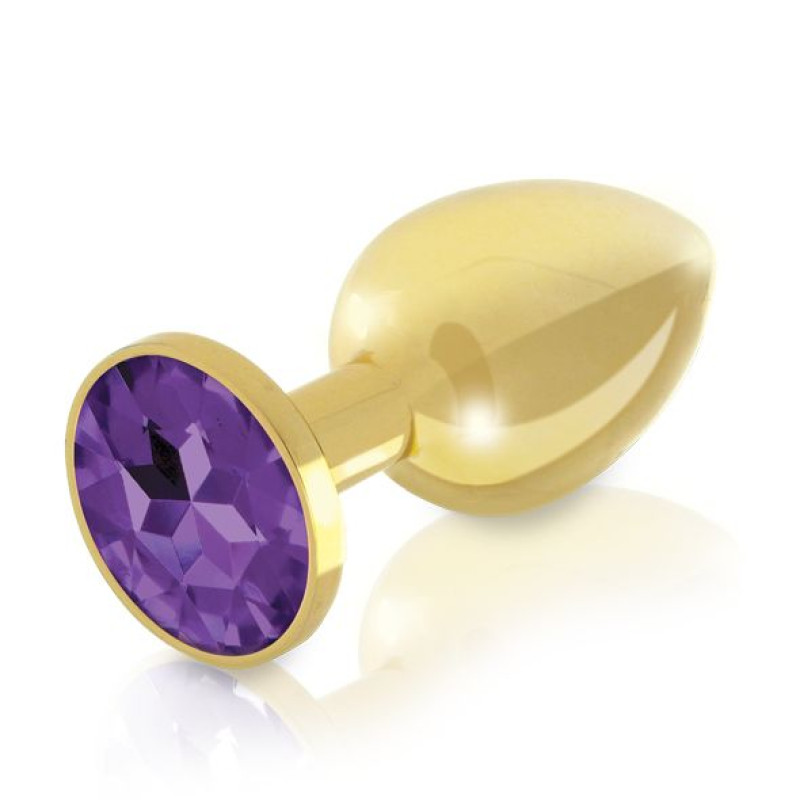 Набір металевих анальних пробок із кристалом RIANNE S - Booty Plug Luxury Set, діаметр 3 та 3,5см