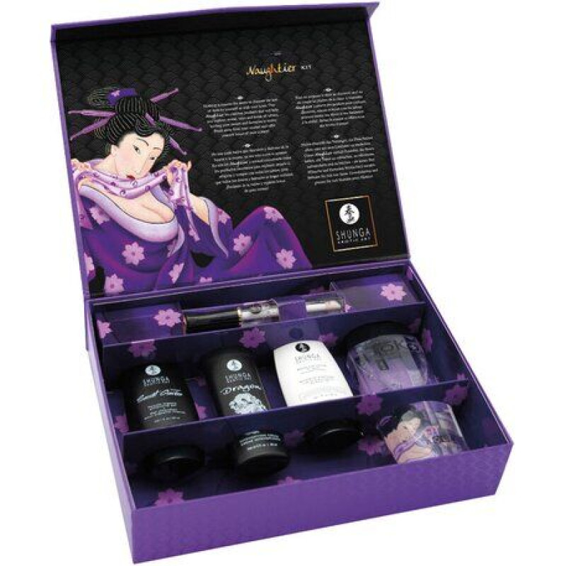 Подарочный набор Shunga Naughtier Kit, 5 продуктов для интимной стимуляции