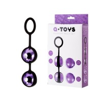 Вагинальные шарики Toyfa A-Toys Фиолетовые 3.5 см