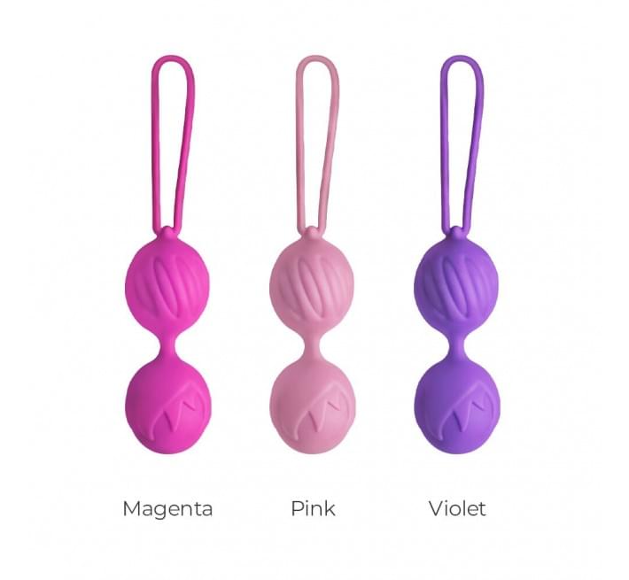 Вагінальні кульки Adrien Lastic Geisha Lastic Balls Mini (S) Фіолетові