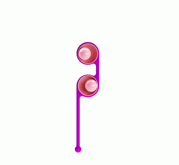 Вагинальные шарики Pretty Love Kegel Tighten Up Balls Фиолетовые