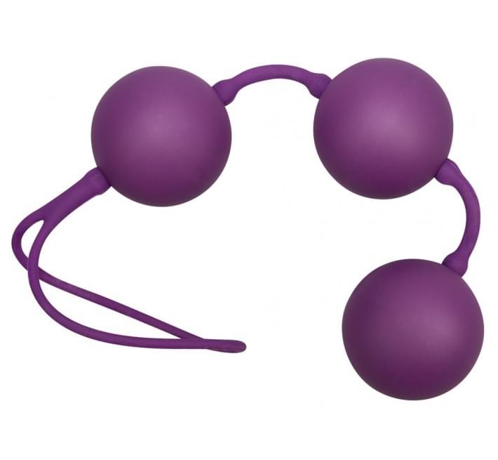 Вагінальні кульки You2Toys Velvet Balls 3 Фіолетові