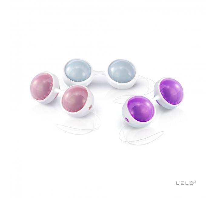 Набор вагинальных шариков LELO Beads Plus, диаметр 3,5 см, сменная нагрузка 2х28, 2х37 и 2х60 г