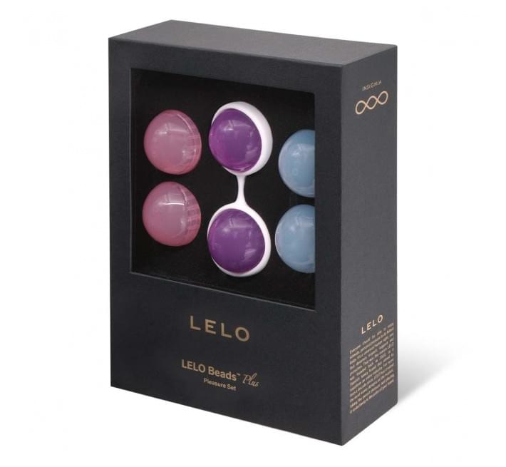 Набор вагинальных шариков LELO Beads Plus, диаметр 3,5 см, сменная нагрузка 2х28, 2х37 и 2х60 г