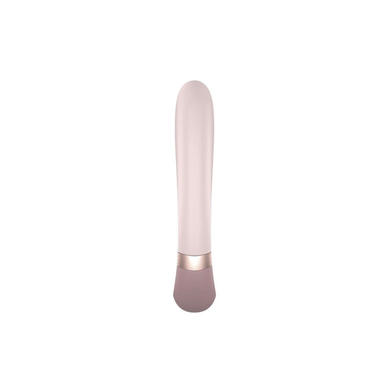 Смарт вібратор-кролик із підігрівом Satisfyer Heat Wave Mauve