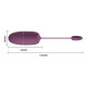 Віброяйце Pretty Love Nymph Vibrating Egg Plum (App)