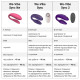 Смарт-вібратор для пар We-Vibe Sync 2 Rose, 10 віброрежимів, пульт ДК