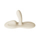 Sit-on-top смарт-вибратор Zalo – Flora Smart Vibrating Pad Ivory White, 9 моторов