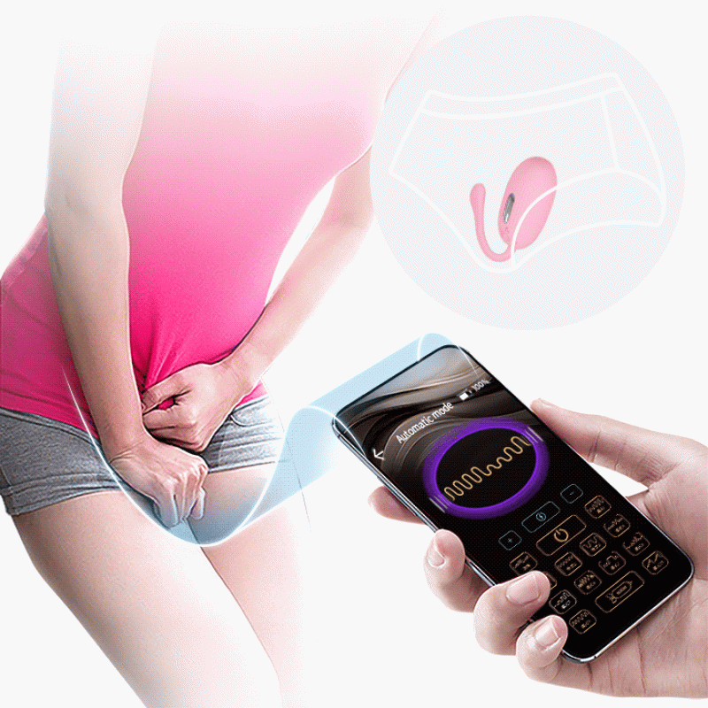 Віброяйце Pretty Love Doreen Electric Shock Egg Pink (App)