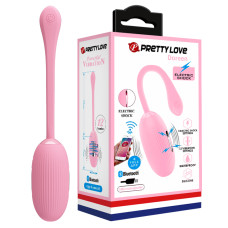 Віброяйце Pretty Love Doreen Electric Shock Egg Pink (App)