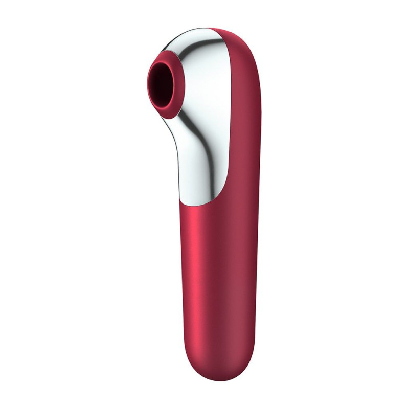 Смарт вібратор та вакуумний стимулятор 2-в-1 Satisfyer Dual Love Рожевий