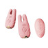 Смарт-вибратор для груди Zalo - Nave Coral Pink, пульт ДУ, работа через приложение