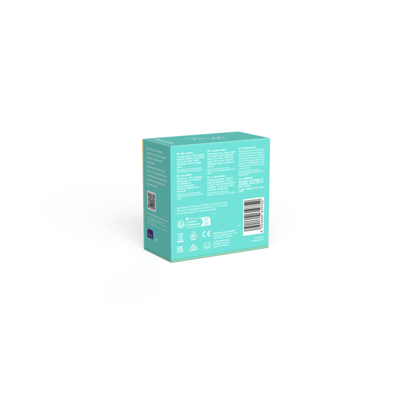 Смарт-вібратор для пар We-Vibe Sync Lite Aqua, 10 віброрежимів, можна поєднувати з проникним сексом