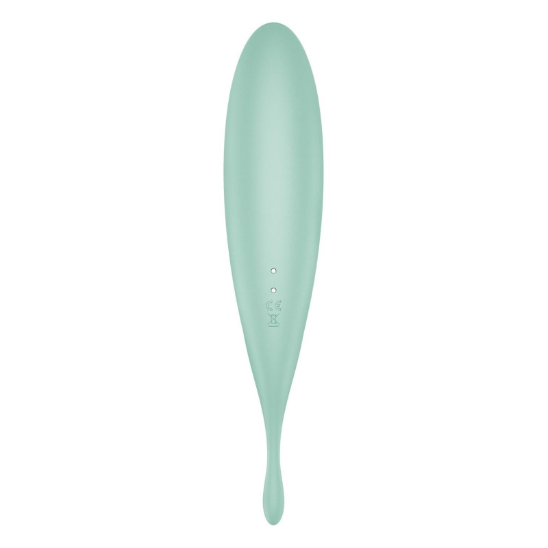Смарт-вібратор для клітора з вакуумною стимуляцією Satisfyer Twirling Pro+ Mint