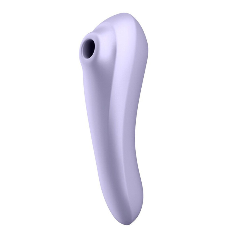 Смарт вибратор и вакуумный стимулятор 2-в-1 Satisfyer Dual Pleasure Лиловый