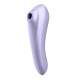 Смарт вибратор и вакуумный стимулятор 2-в-1 Satisfyer Dual Pleasure Лиловый