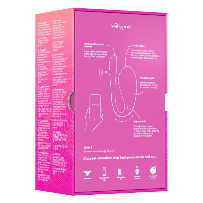 Смарт-віброяйце We-Vibe Jive 2 Electric Pink