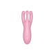 Кліторальний смарт вібратор Satisfyer Threesome 4 Pink з трьома пальчиками