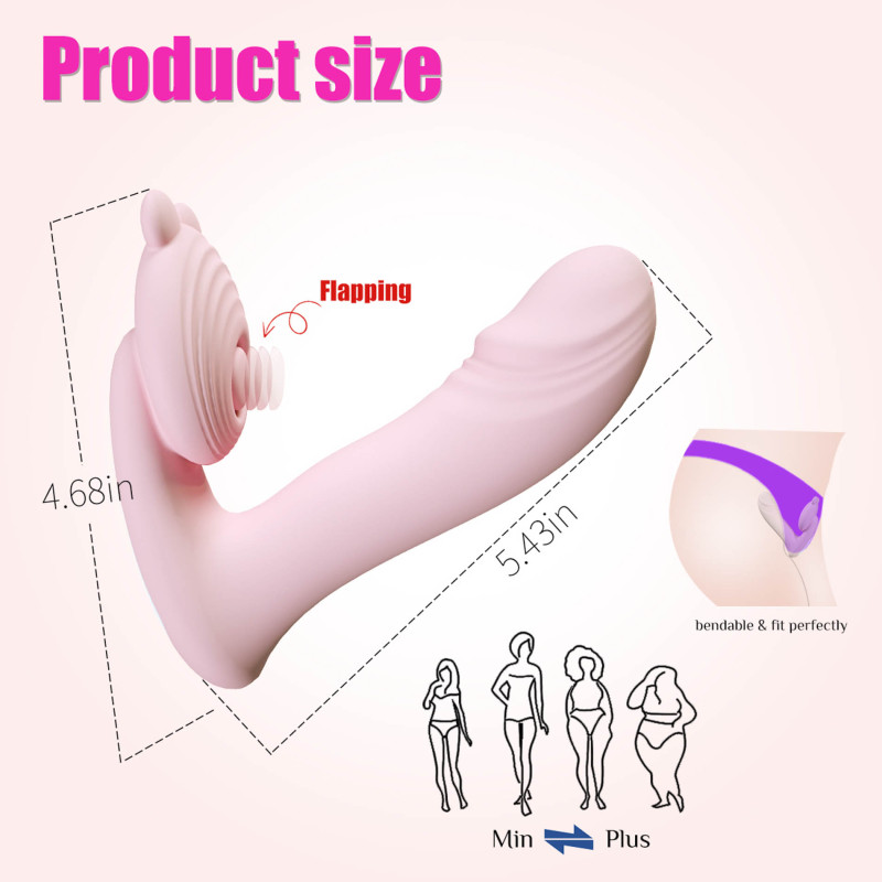 Вібратор B - Series Fox Silicone vibrator, 6 frequenciesFinger function, Heating + APP