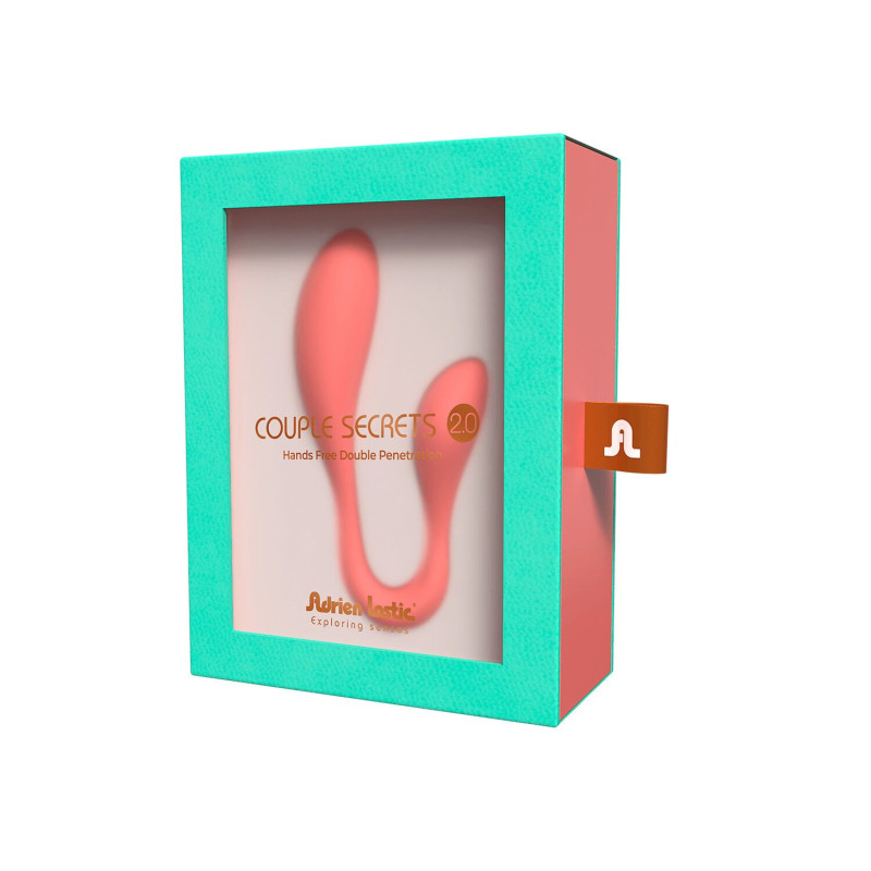 Смарт-вибратор для пар Adrien Lastic Couple Secrets 2.0, 2 мотора, 10 режимов