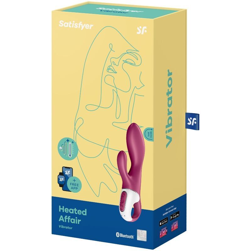 Смарт вибратор-кролик с подогревом Satisfyer Heated Affair