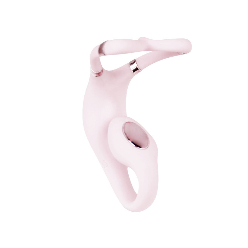 Смарт-вібратор для пар Adrien Lastic Venus + APP, подвійний, можна носити під одягом, 10 режимів
