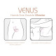 Смарт-вібратор для пар Adrien Lastic Venus + APP, подвійний, можна носити під одягом, 10 режимів