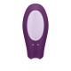 Смарт-вибратор для пар Satisfyer Double Joy Фиолетовый с широким клиторальным стимулятором