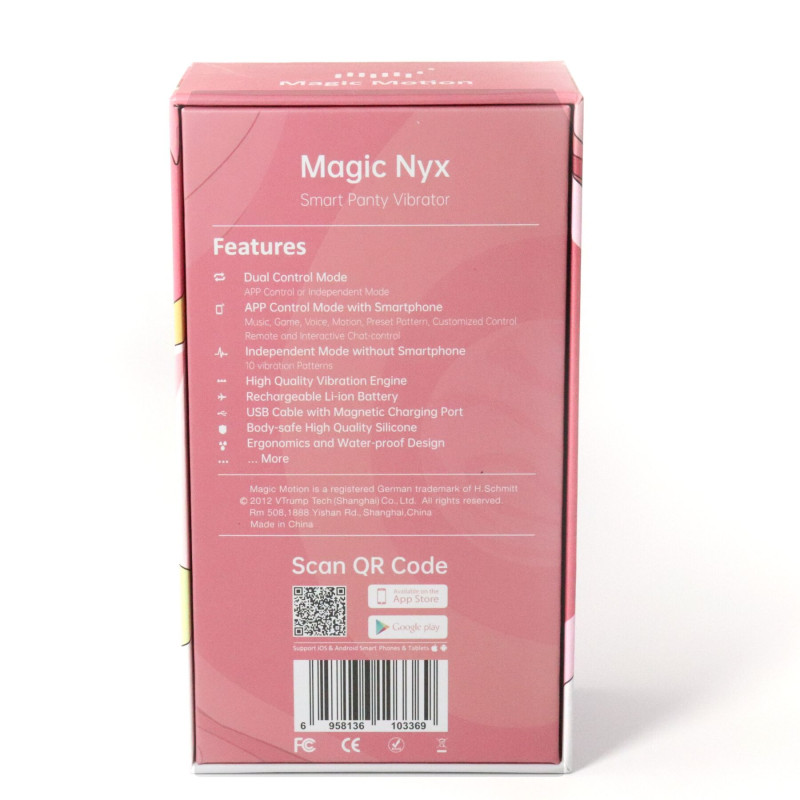Смарт-вібратор у трусики Magic Motion Nyx